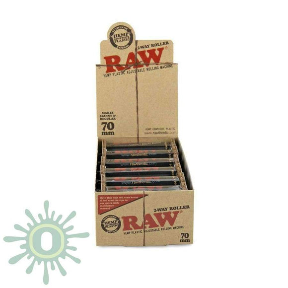 Raw 2-Way Roller 70Mm - Single Wide 12Ct Rolling Machines