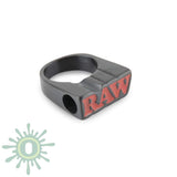 Raw Smoke Ring - Black Finish Size 8 Jewelry