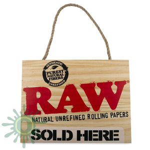 Raw Sold Here Painted Sign Accessories