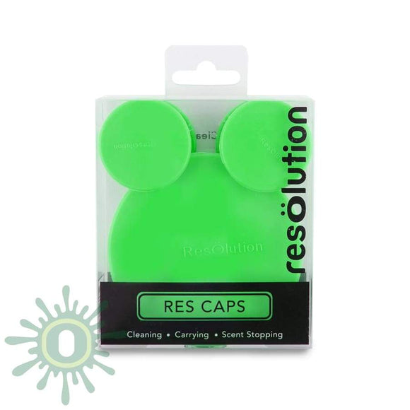 Resolution Silicone Res Caps - Green Smoke Accessories