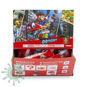 Super Mario Odyssey Mascot Bottle Caps Display - 24Ct