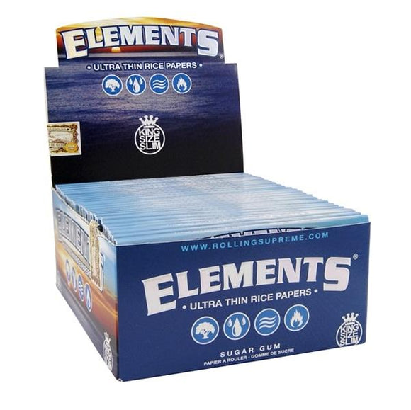 Elements Ultra Thin Rice Papers King Size Supreme 50Ct